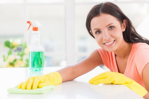 Hirecarpet Cleaners team preparing safe carpet cleaning equipment