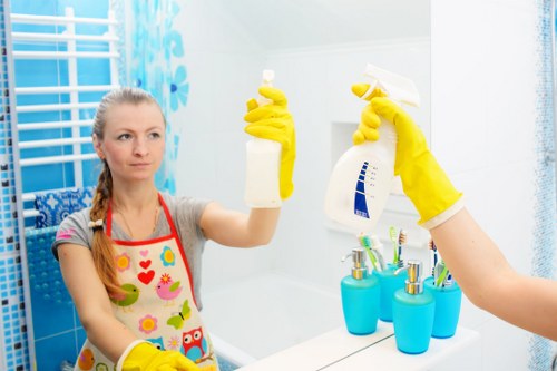 Professional oven cleaning service for a Hirecarpet home kitchen
