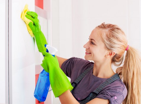 Cleaning team preparing a one-off clean in a Hirecarpet home