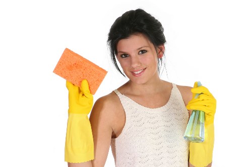 Wet floor safety measures during carpet cleaning service