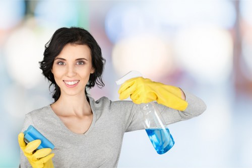 Professional end of tenancy cleaning in a Hirecarpet rental property